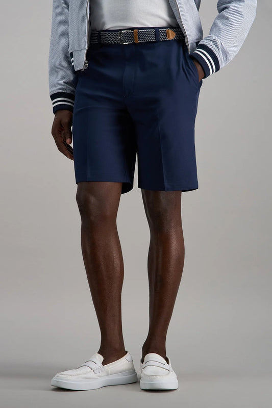 HS00438 Men's Haggar Cool 18 Pro Shorts 410 Navy