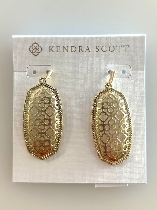 4217714651 Elle Gold Filigree Kendra Scott