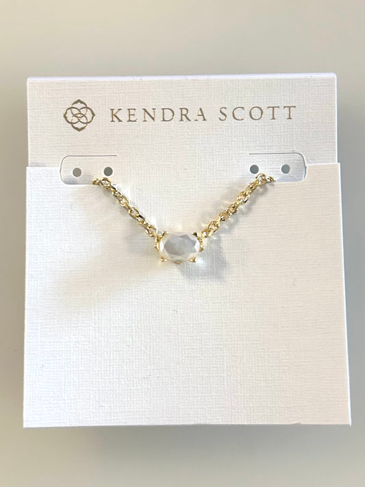 9608803553 Cailin Gold Ivory Necklace Kendra Scott