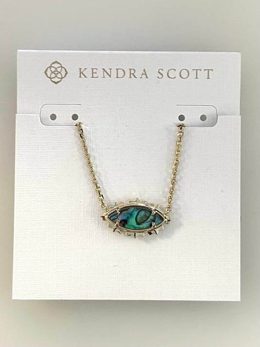 9608856246 Genevieve Short Necklace Gold Kendra Scott