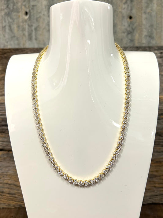 9608868440 Emery Tennis Necklace Gold Kendra Scott