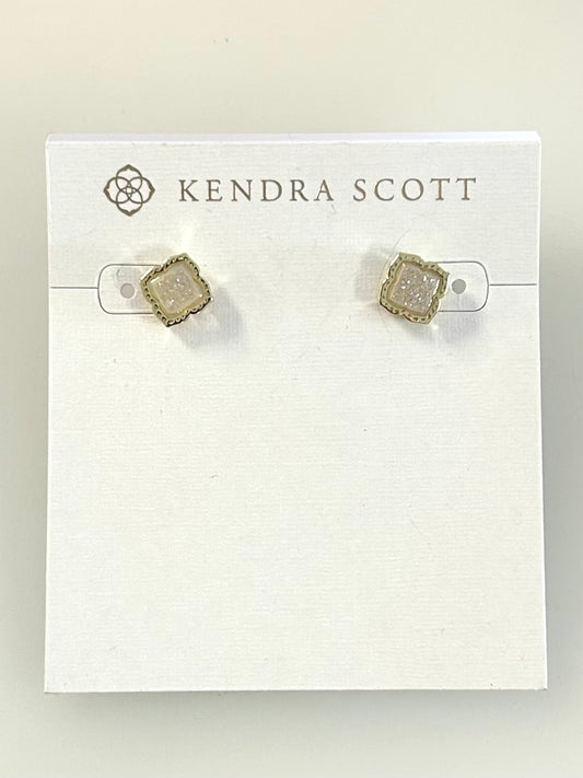 9608802970 Mallory Stud Gold Kendra Scott