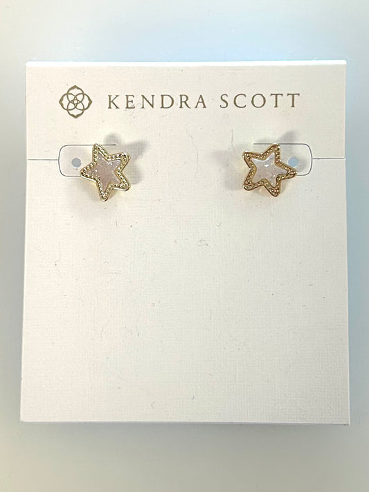 4217718006 Jae Star Stud Gold Kendra Scott
