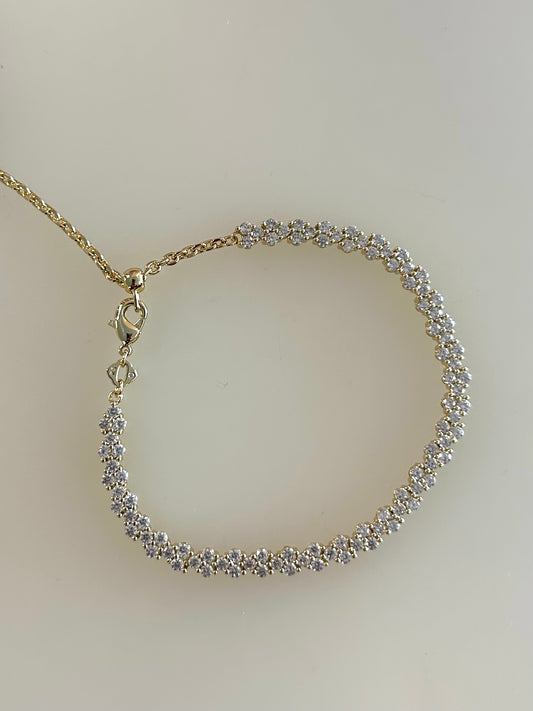 9608872185 Emery Tennis Bracelet Gold Kendra Scott