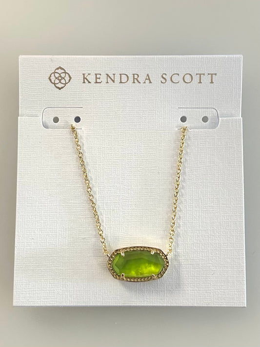 4217714619 Elisa Gold Peridot Illusion Kendra Scott