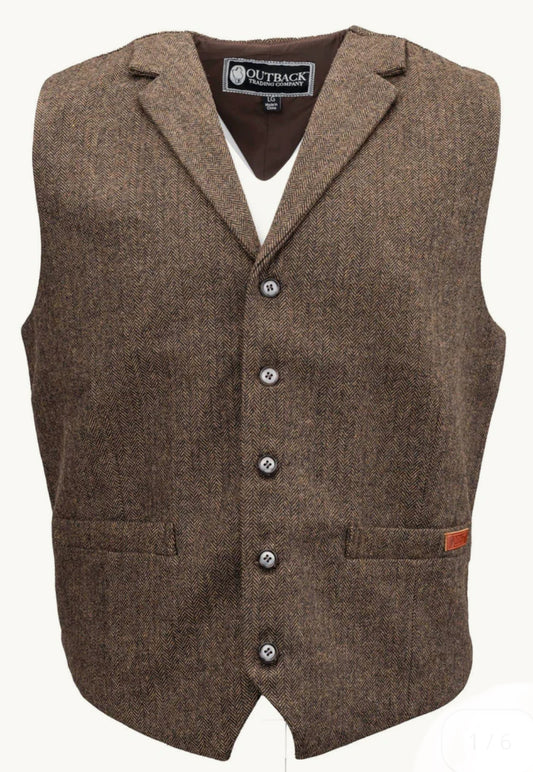 29785-DKB  Outback Brown Jessie Vest