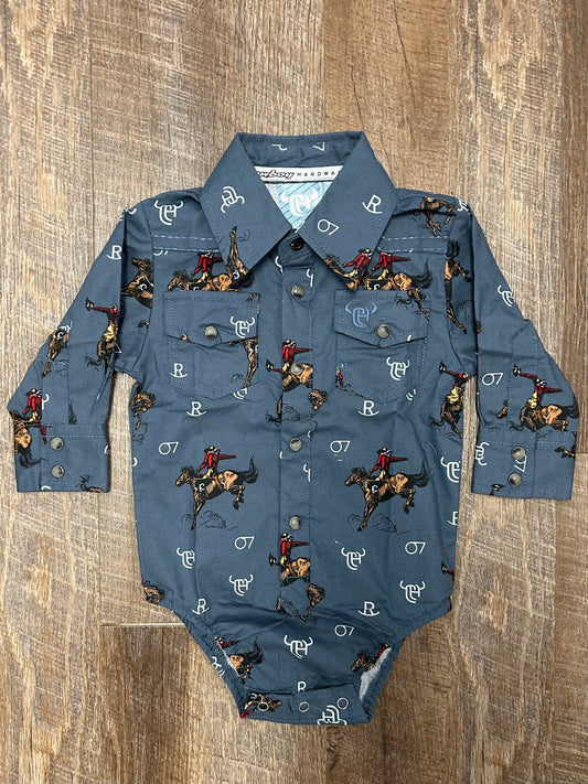 Cowboy Hardware Vintage Bronc Romper