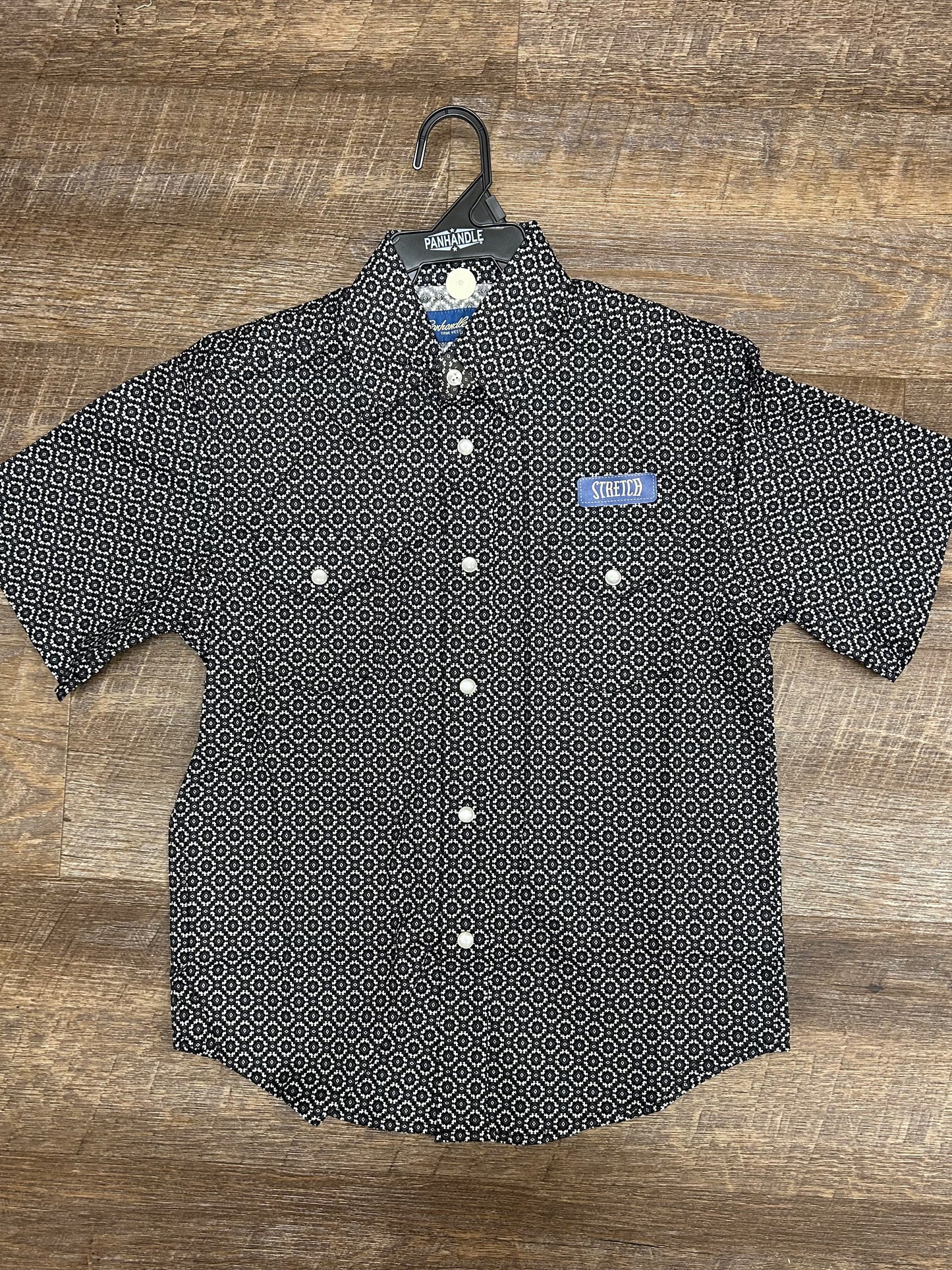 RBN3S06550 Panhandle Slim Print Snap Up Shirt