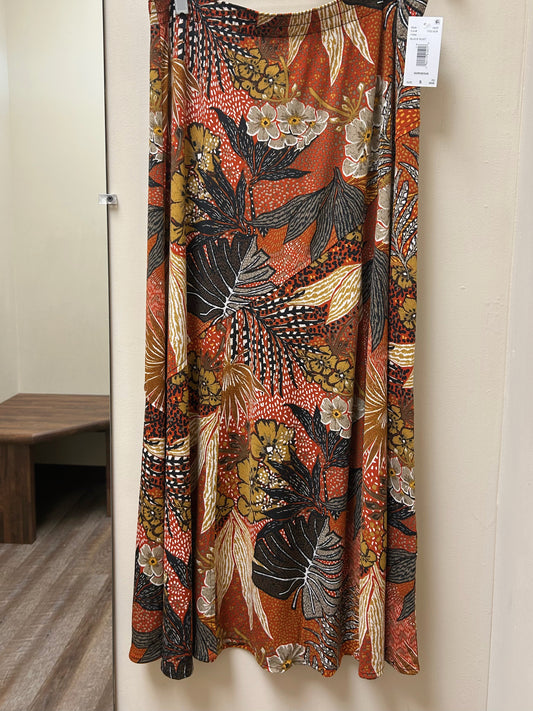 2425 Southern Lady Print Skirt