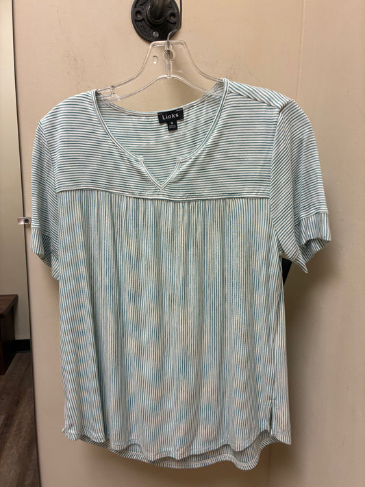 43P7 Southern Lady SS Infinity Stripe Top