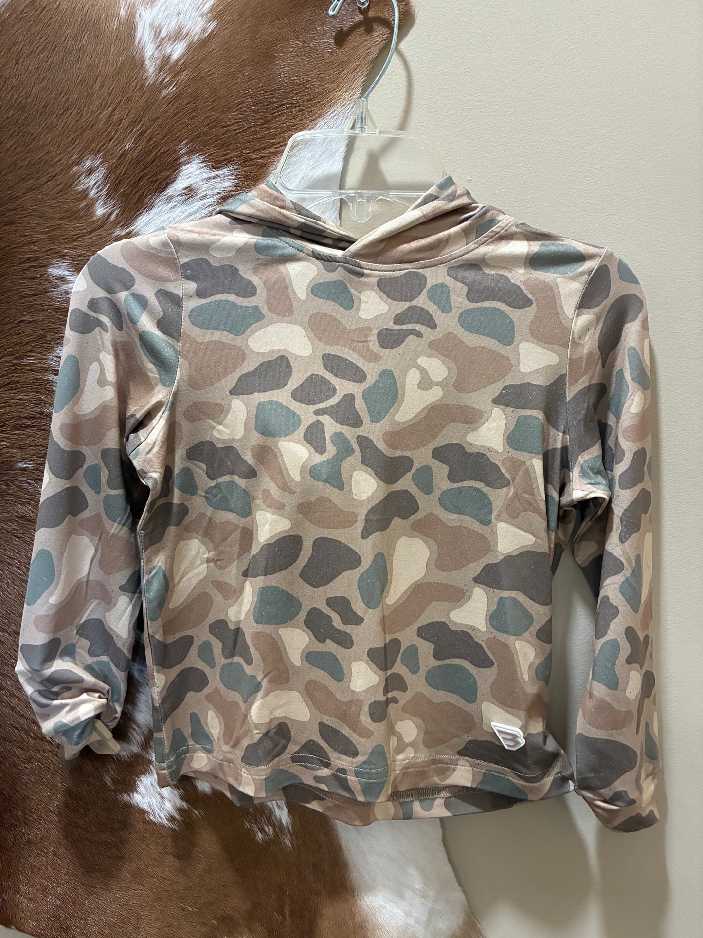 Y-PH-PTC Burlebo Youth Performance Hoodie Pintail Camo
