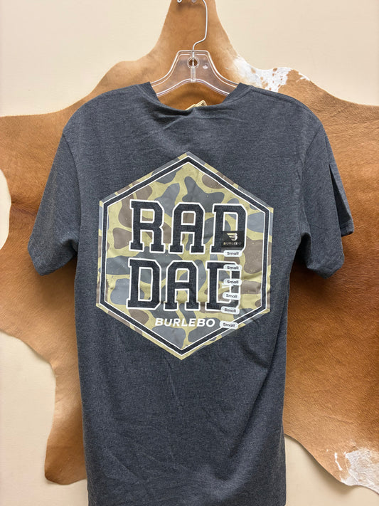 SST-RDDC-HB Burlebo Rad Dad Deer Camo TShirt