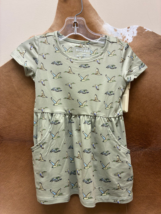 Y-MOXD-FDG Youth Moxie Dress With Flying Ducks