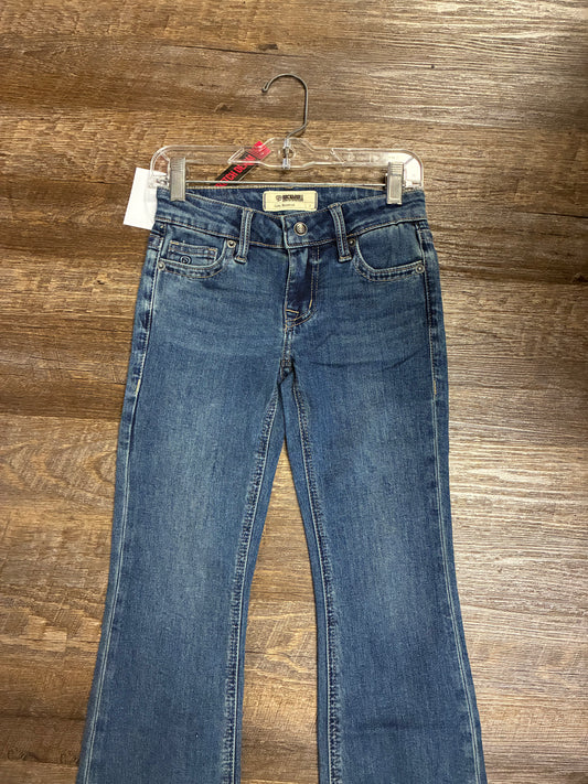 BG4MD08619 Girl's Rock&Roll Cowgirl Bootcut Jeans - Bootstitch Embroidered Pocket