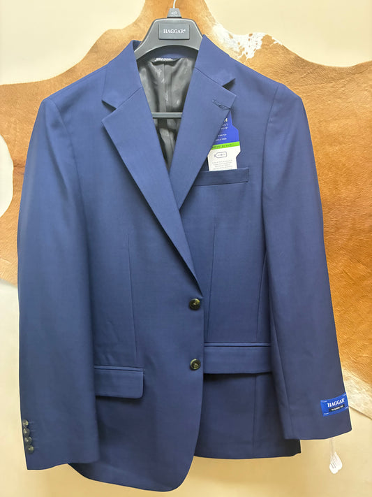HZ01000 Haggar Smart Wash Men's Navy Suit Jacket