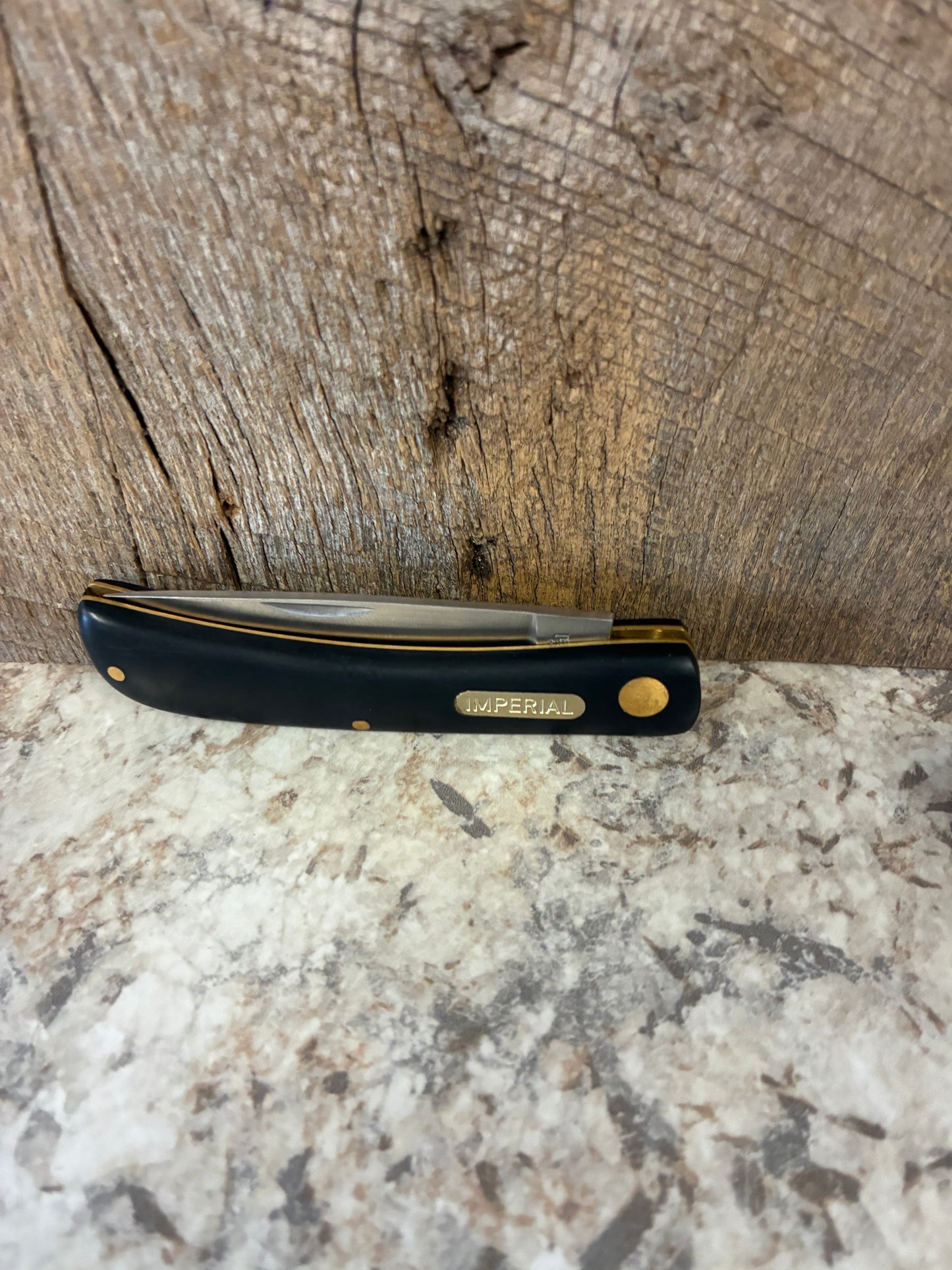 IMP22 Imperial Foldable Black Pocketknife