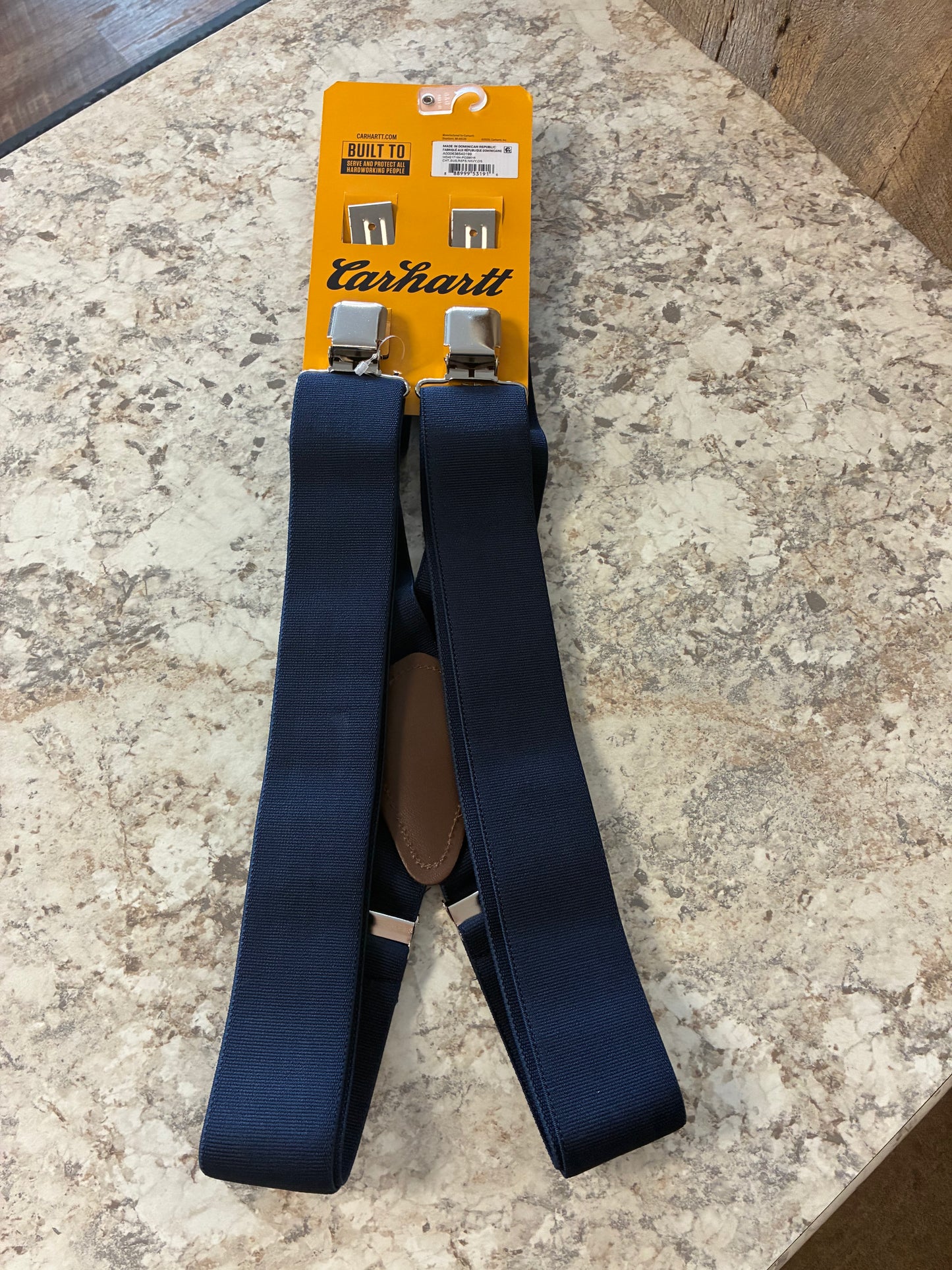 A000638540199 Carhartt Rugged Flex Elastic Suspender - Navy