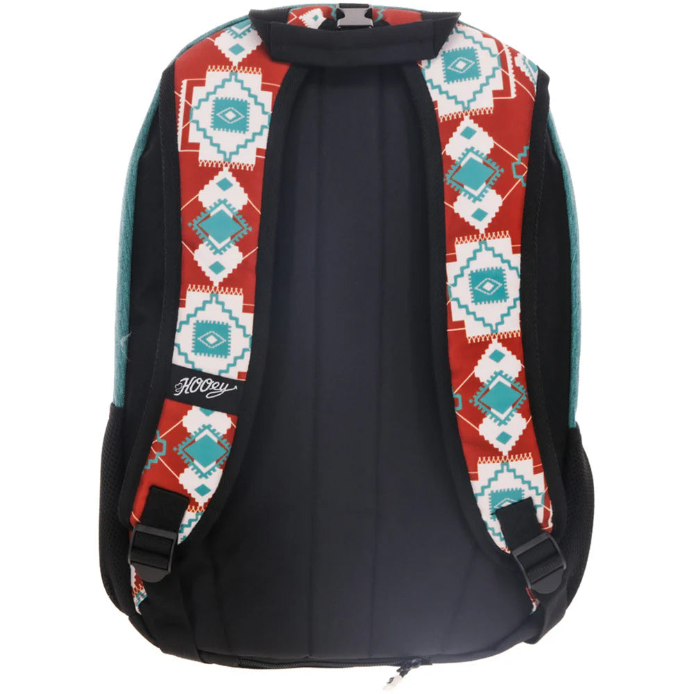 BP2602TLRU Hooey Rust & Teal Aztec Pattern - Rockstar Backpack