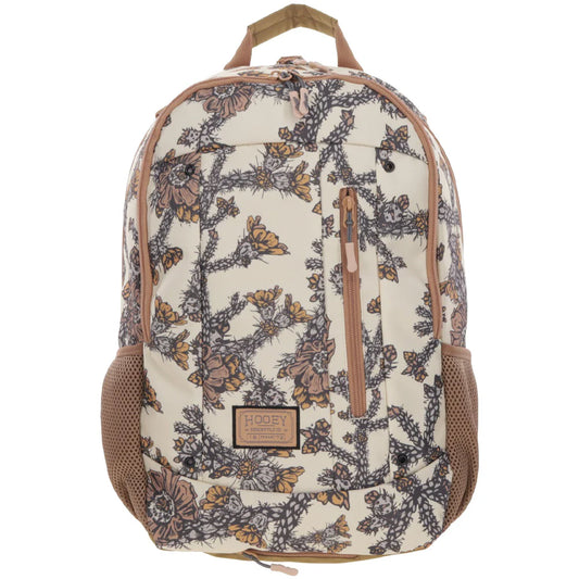 BP2602TNFL HooeyTan & Cream Floral Pattern - Rockstar Backpack