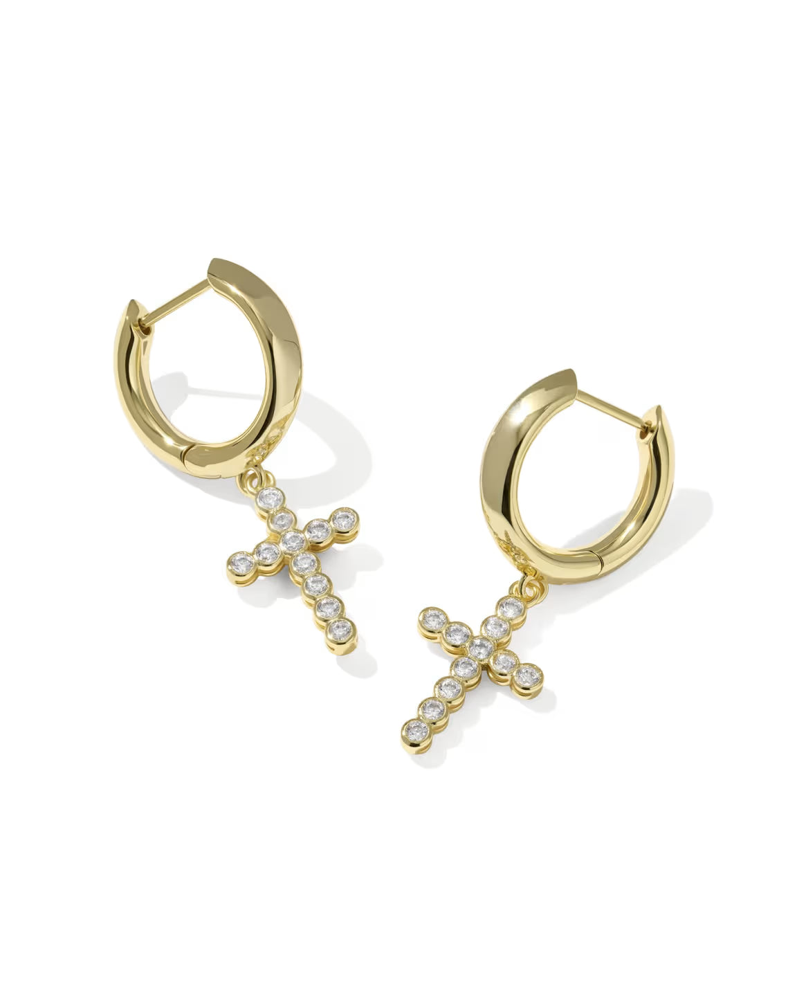 9608805245 Kendra Scott Gold Cross Earrings