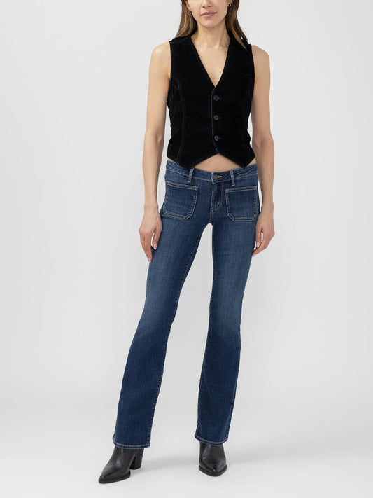 L12735CVS391 Ladies Silver Jeans Co. Tuesday Bootcut