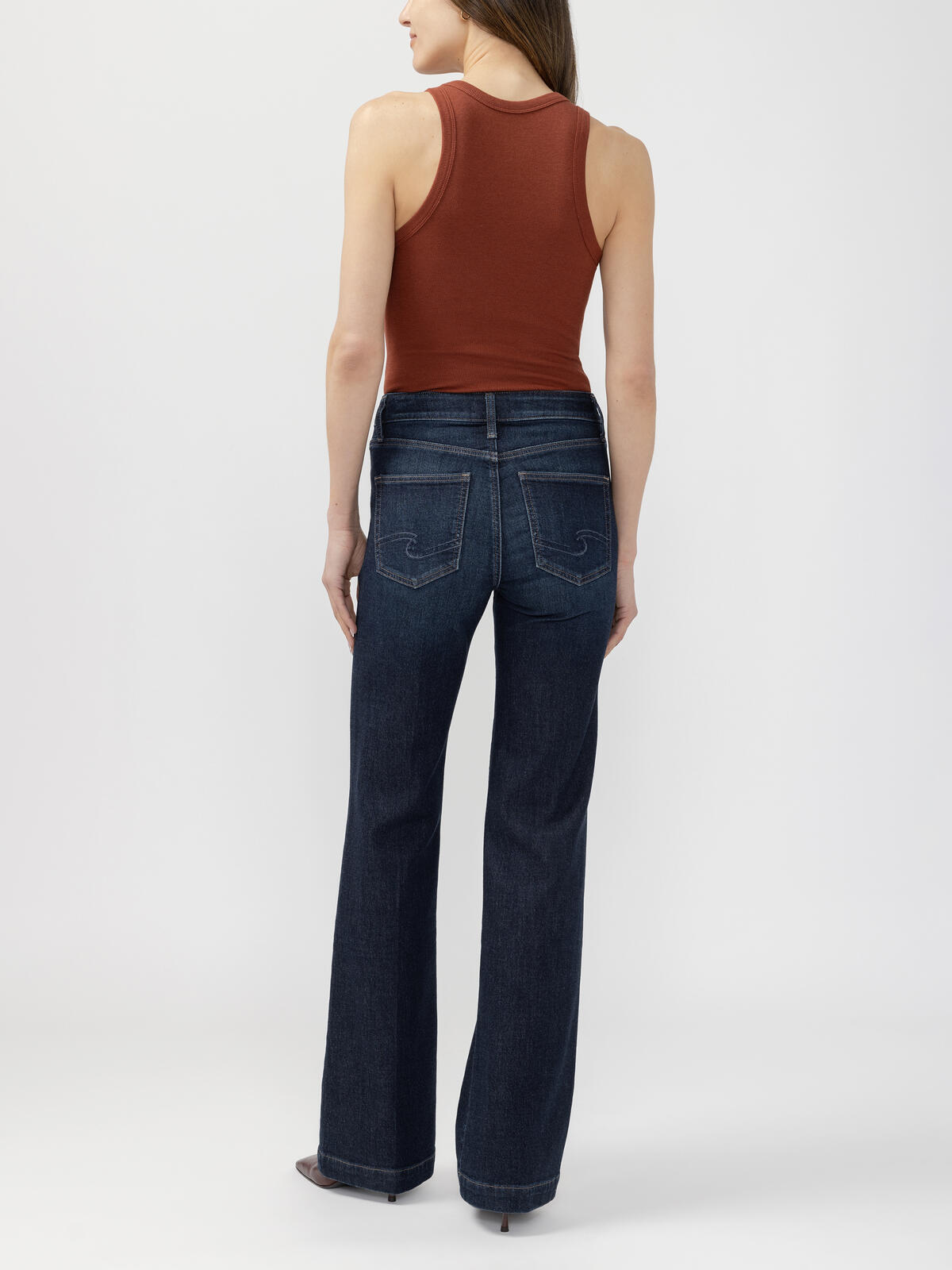 L94503CKF420 Silver Jeans Co. Avery Trouser Curvy High Rise - 31" Inseam