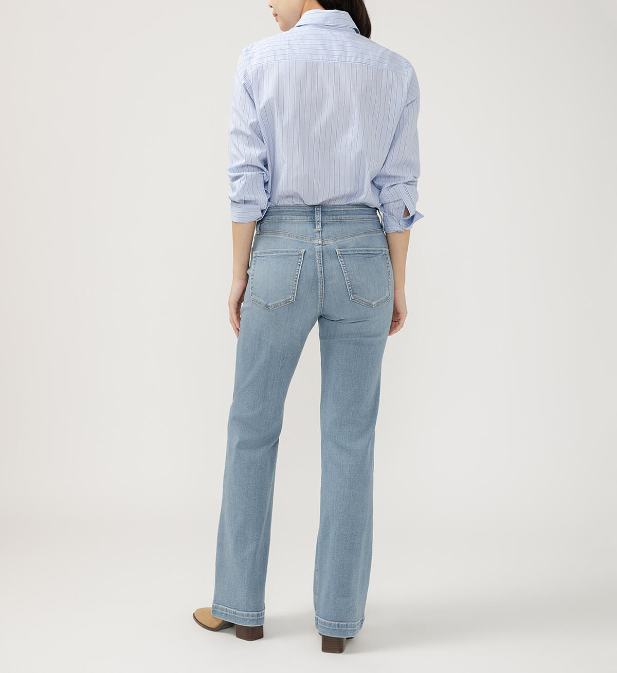 L94903LSS238 Silver Jean Co Avery Trouser