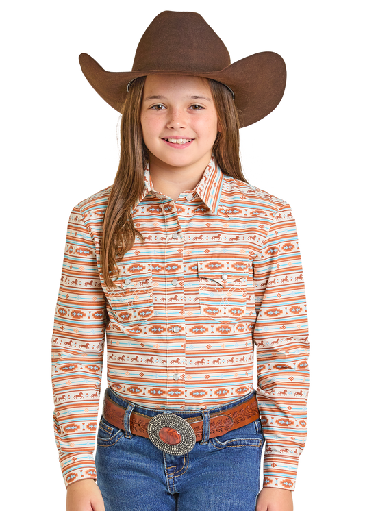 LGN2S07380 Panhandle Slim Print Shirt