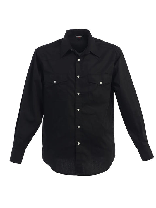 LS-95W Gioberti Black Men's Snap Down