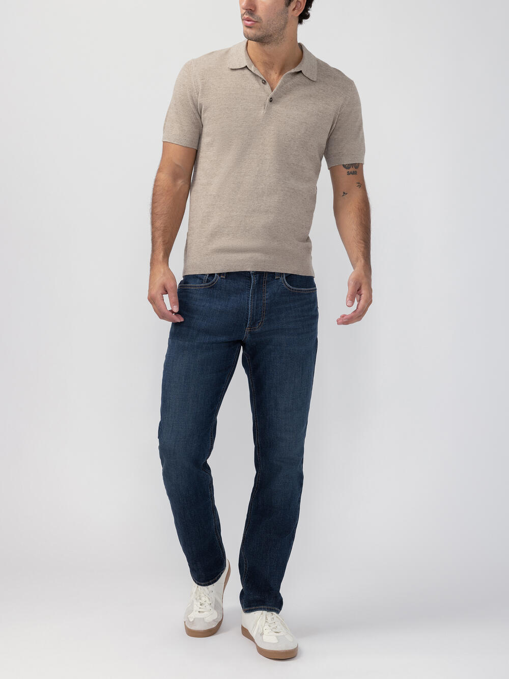 Silver Jeans Eddie slim straight jeans in Brother dark indigo wash