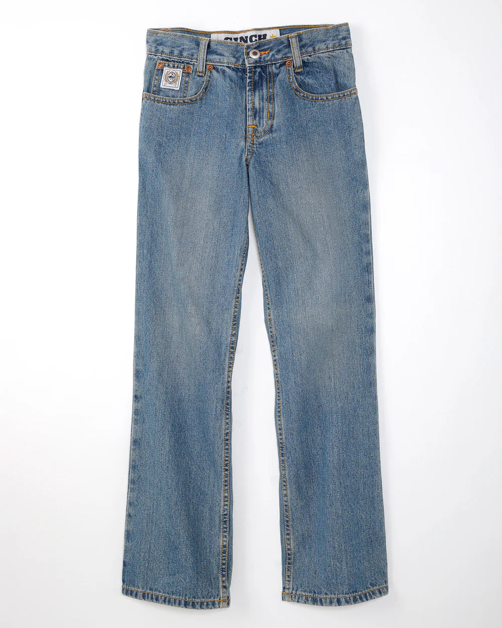 MB12841001 Cinch Little Boys Jeans White Label - Medium Stone 4-7s