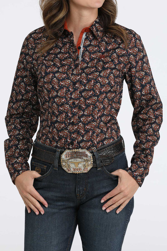 MSW9165074 Cinch Paisley Print Button Up