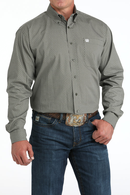 MTW1105981 Cinch Print Button Up Shirt