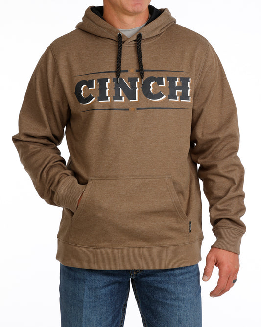 MWK1206035 Men's Brown Cinch Hoodie
