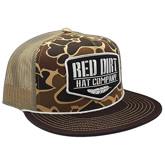RDHC-309 Red Dirt Old School Duck Camo Cap