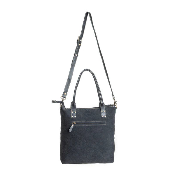 S-10817 Myra Bag Mesa Maverick Tote Bag in Black & White