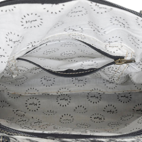S-10817 Myra Bag Mesa Maverick Tote Bag in Black & White