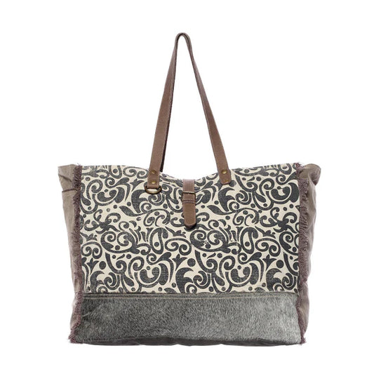 S-1142 Myra Bag Floral Print Weekender Bag