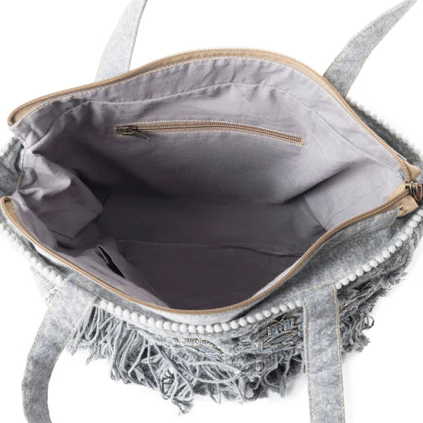 S-11663 Myra Bag Smoky Mountain Fringe Tote Bag