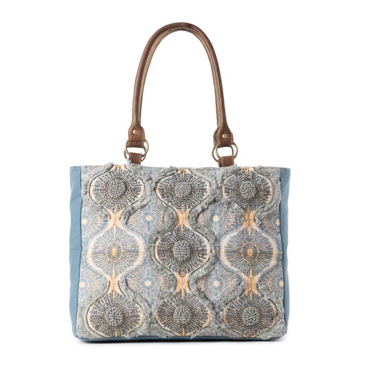 S-12818 Myra Bag Seabound Mosaic Crossbody Bag in Faded Blue