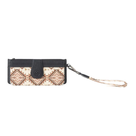S-12862 Myra Bag Wanderweave Wallet in Aztec Ivory