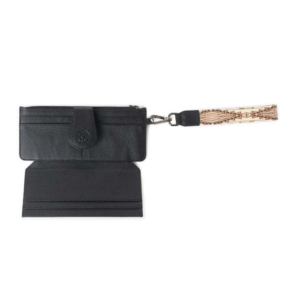 S-12862 Myra Bag Wanderweave Wallet in Aztec Ivory