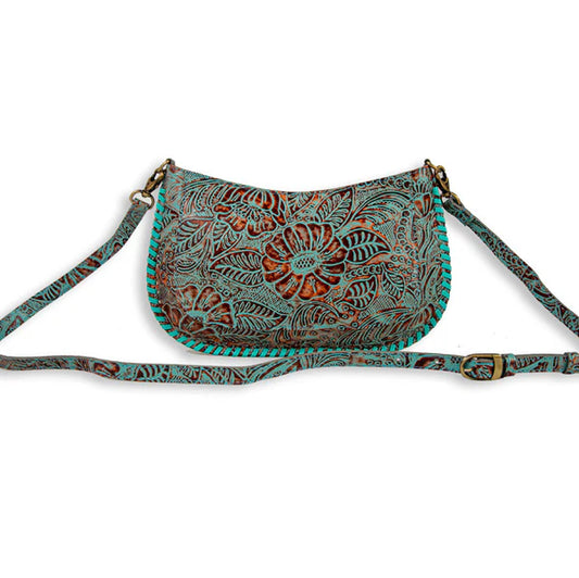 S-8078 Myra Bag Trail Flower Leather Hairon Bag