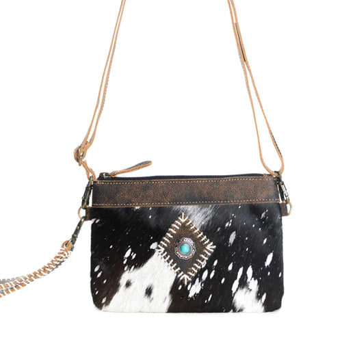 S-9973 Myra Bag Eye of the Goddess Crossbody Bag in Black