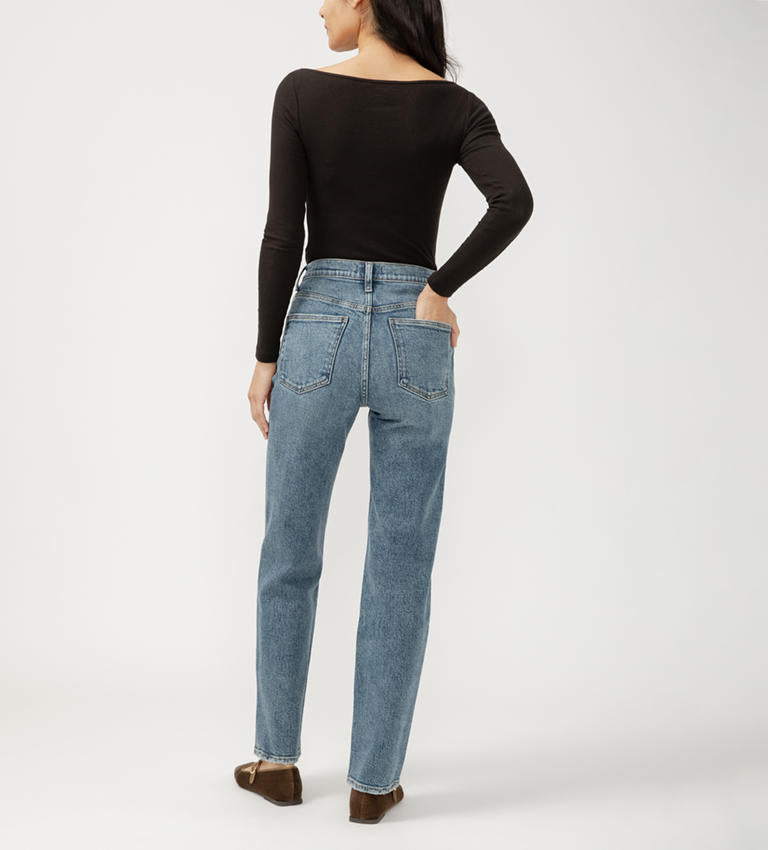 L28438AGR346 Silver Jean Co Highly Desirable Straight Leg Jean