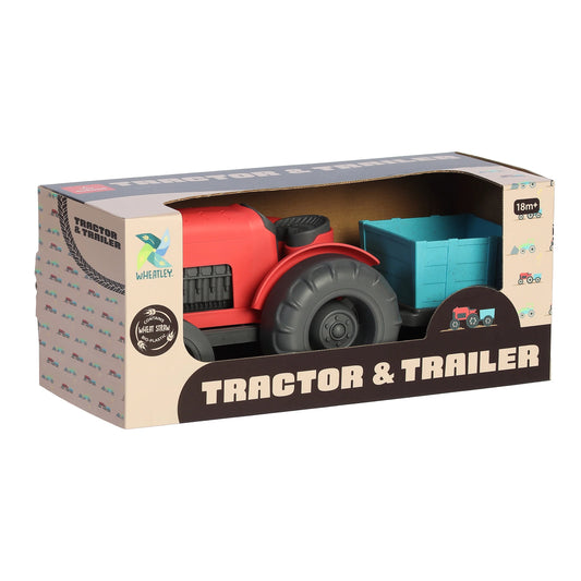 T40142 Toy Tractor & Trailer