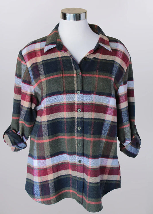 79007B Keren Hart Flannel Shirt