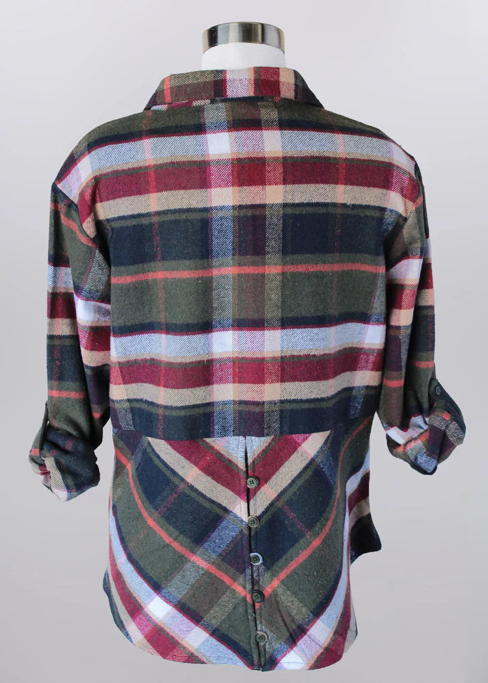79007B Keren Hart Flannel Shirt