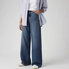 001UP-0002 Levi Women's Cinch Waist Baggy Chasing Dreams