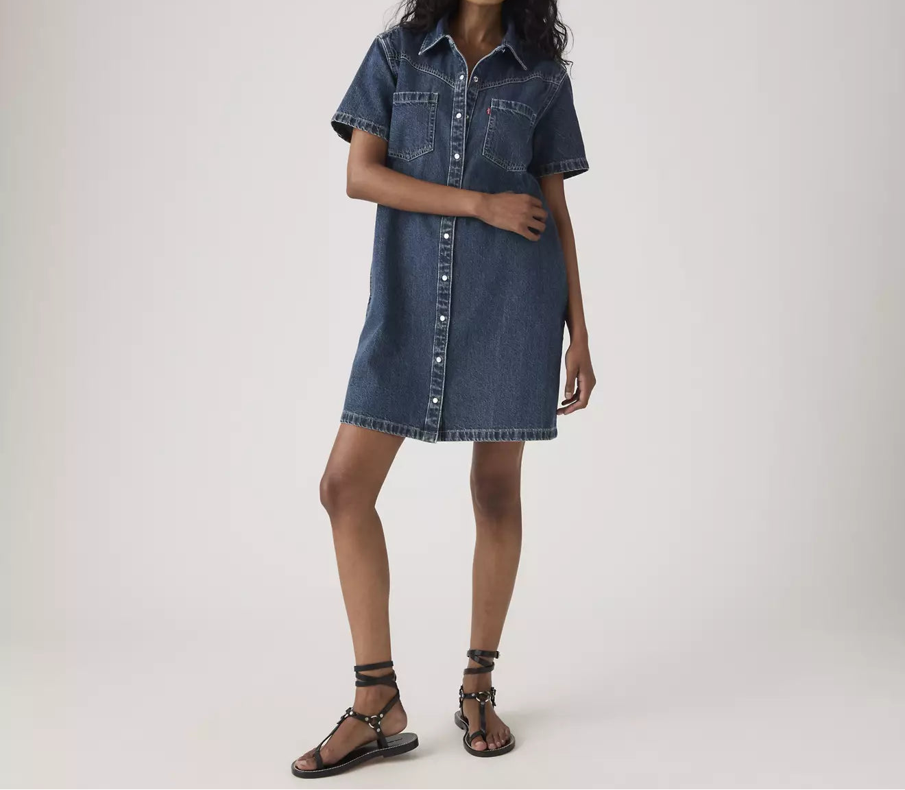 006LG0000 Women's Levi Louisa Short Sleeve Denim Dress